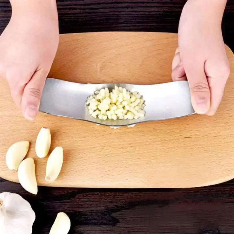 Premium Stainless Steel Garlic Crusher