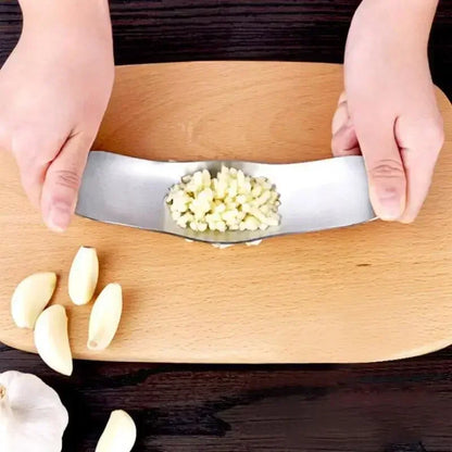 Premium Stainless Steel Garlic Crusher