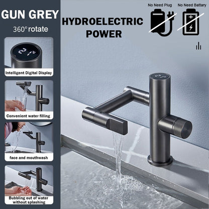 Stylish Automatic Rotating Waterfall Kitchen Faucet - Befez