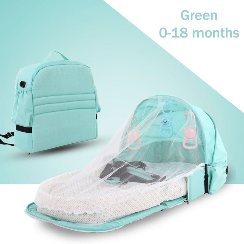 Compact Travel Baby Bed Backpack