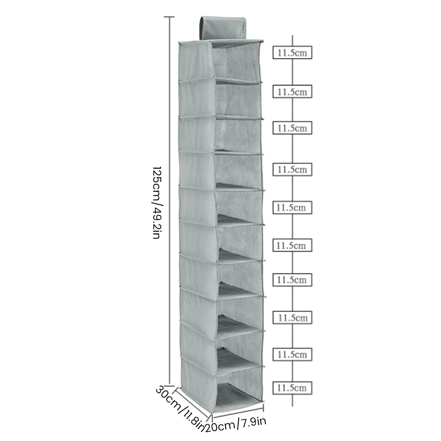 Collapsible Closet Storage Organizer for Shoes & Clothes