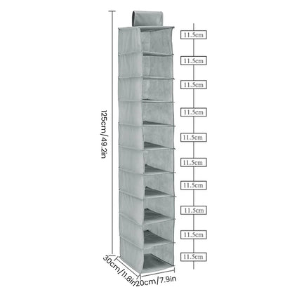 Collapsible Closet Storage Organizer for Shoes & Clothes