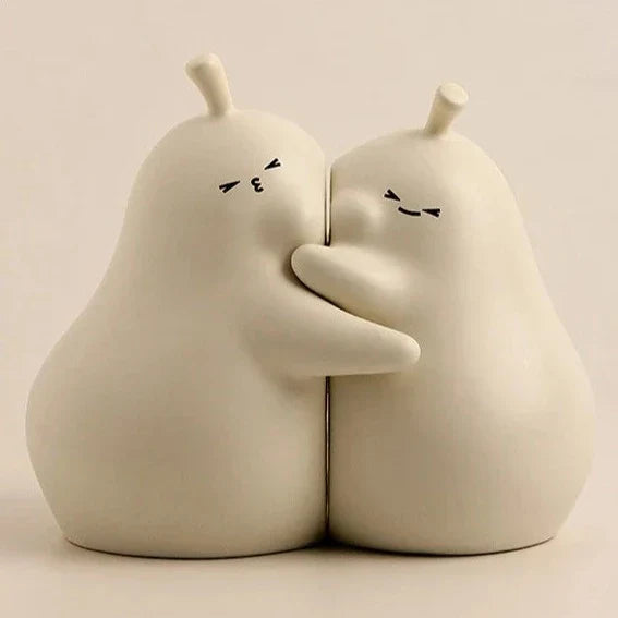 Cuddly Pear Shape Book Ends
