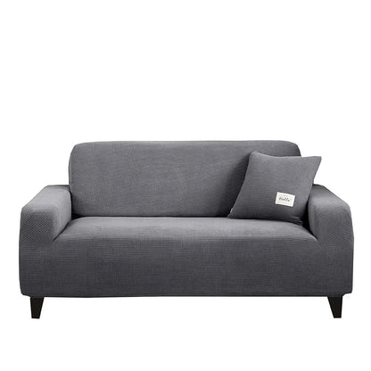 Fits 1-4 Seater, Elastic Sofa Slipcover with Jacquard Pattern