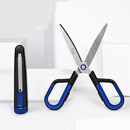 Practical 2-in-1 Kitchen Knife Scissors Set