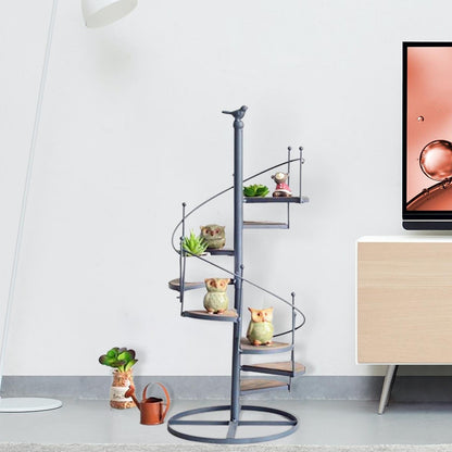 Stylish Spiral Plant Holder for Indoor Outdoor Decor