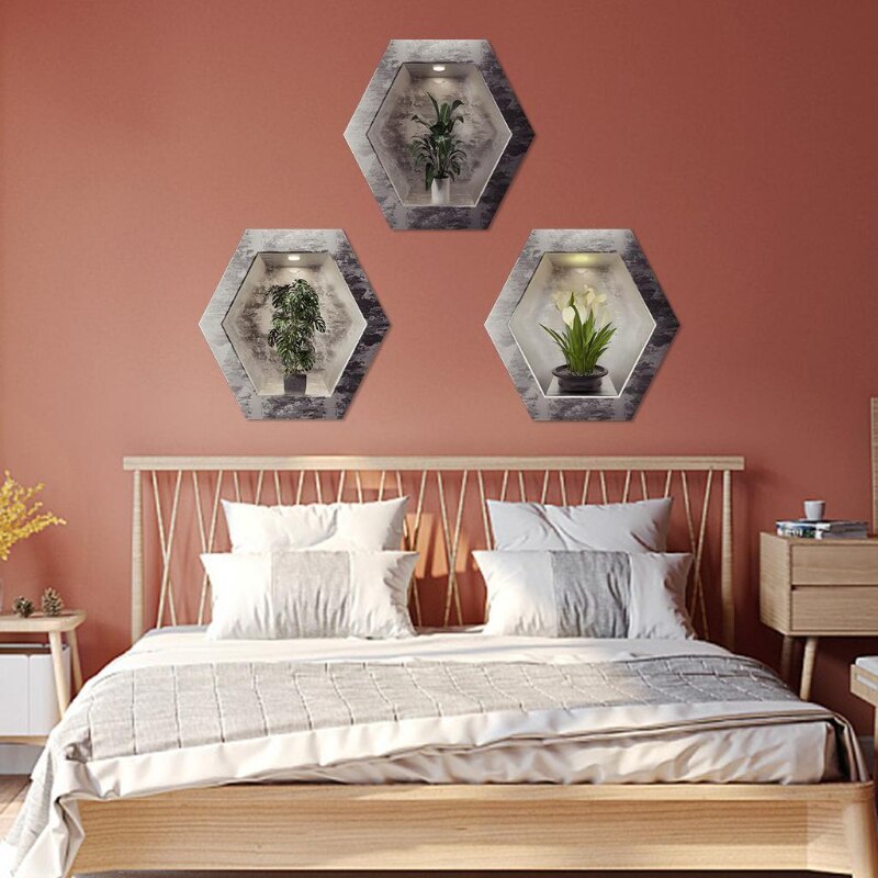 Colorful Vinyl Flower Wall Decals