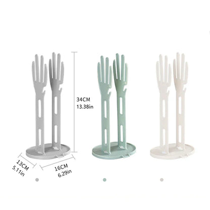 Compact Glove Drying Rack for Kitchen Use