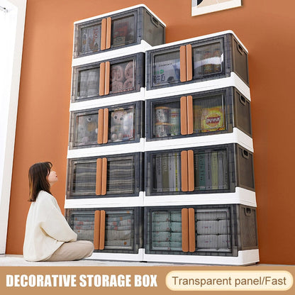 Compact Clear Collapsible Storage Container