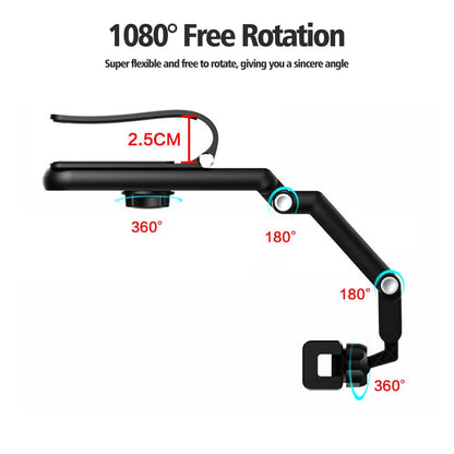 Universal Car Phone Mount Adjustable Visor Clip