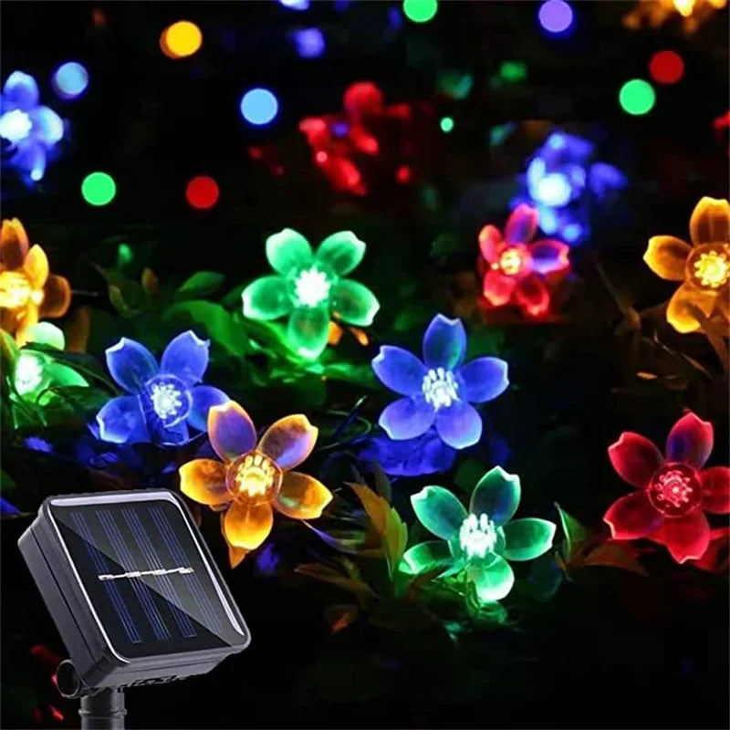 Outdoor Solar Fairy Lights Warm White 8 Modes