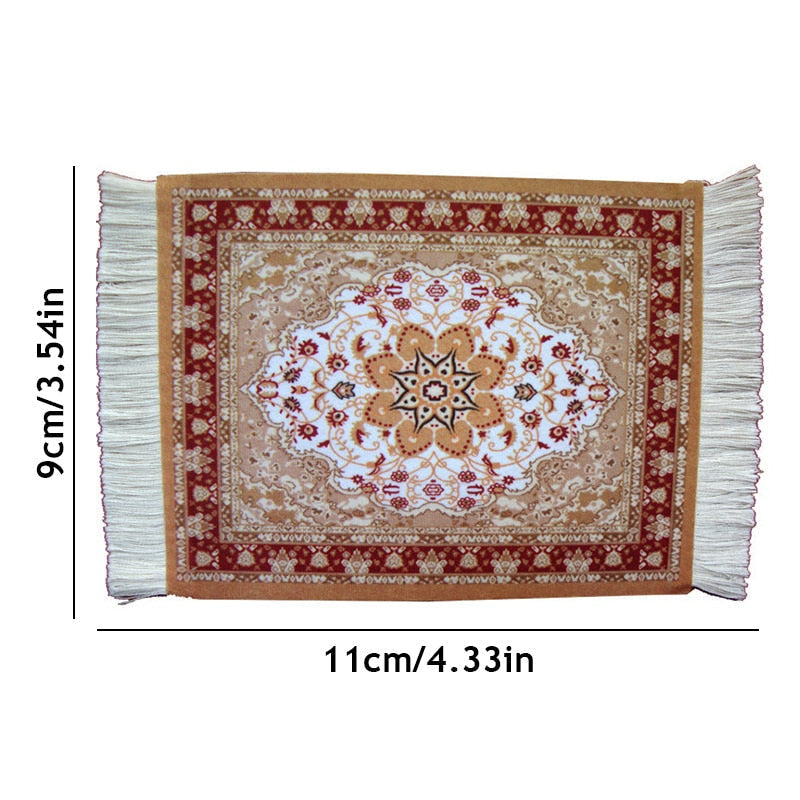 Small Vintage Rug Drink Coaster