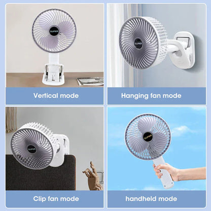 Compact 4-in-1 Powerful Floor Fan