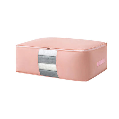 Collapsible Closet Storage Bag for Clothing and Linens