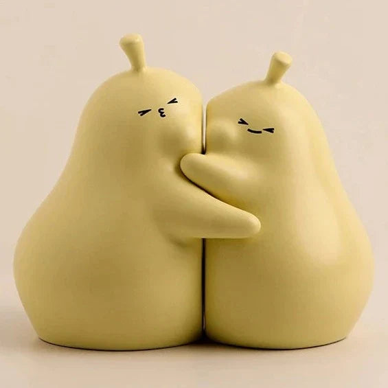 Cuddly Pear Shape Book Ends