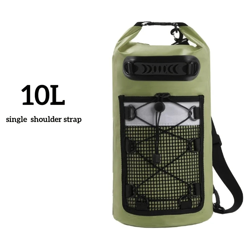 Waterproof Dry Sack Bag 10/20/30L Roll Top Backpack