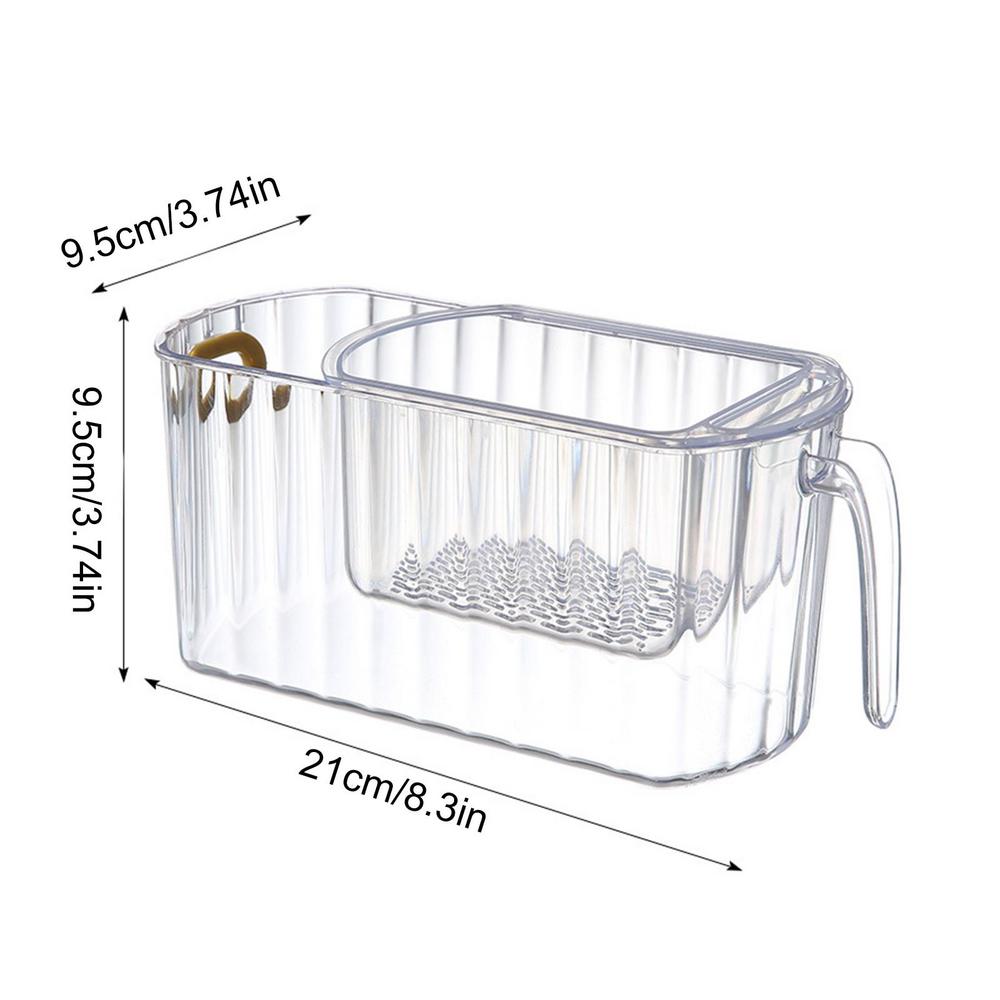Crystal Clear Storage Double Layer Basket - Befez