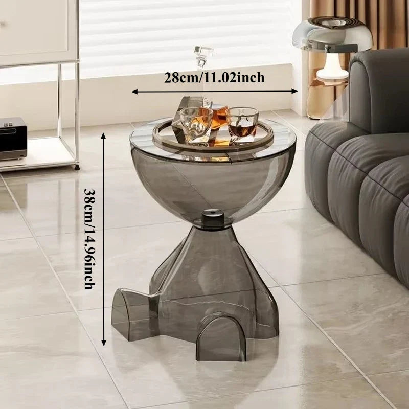 Compact Folding End Table