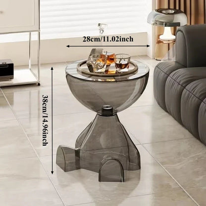 Compact Folding End Table