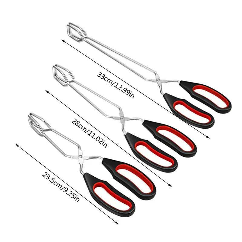 Premium BBQ Tongs with Heat Resistant Grips