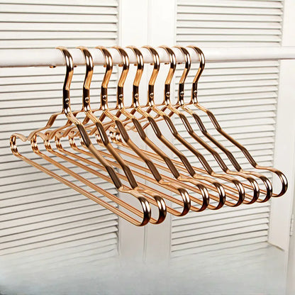 Sturdy Brass Clothes Hangers for Deluxe Clothing Storage