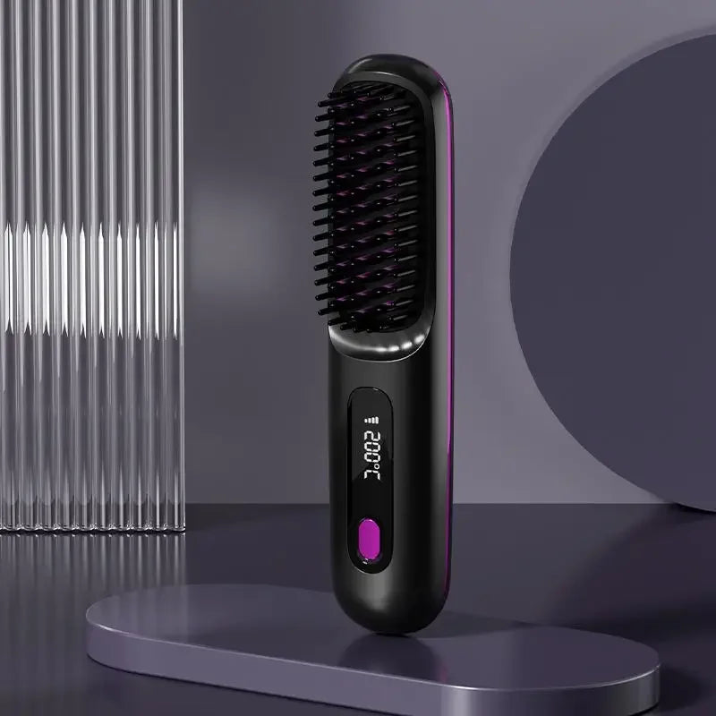 Portable Ceramic Hair Straightener with USB Charging - Befez