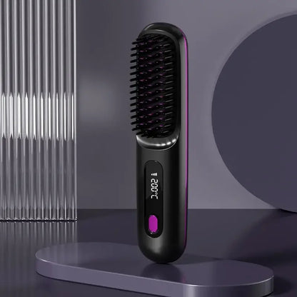 Portable Ceramic Hair Straightener with USB Charging - Befez