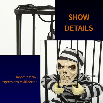 Spooky Prison Skeleton Halloween Decor