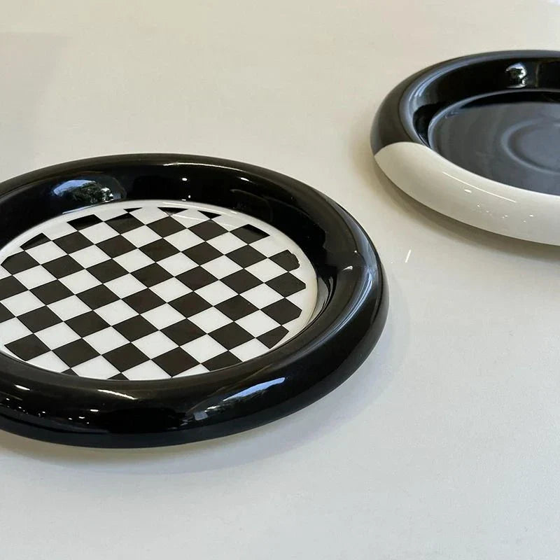Simple White Ceramic Plates
