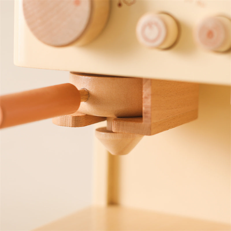 Fun Wooden Coffee Maker Playset for Kids