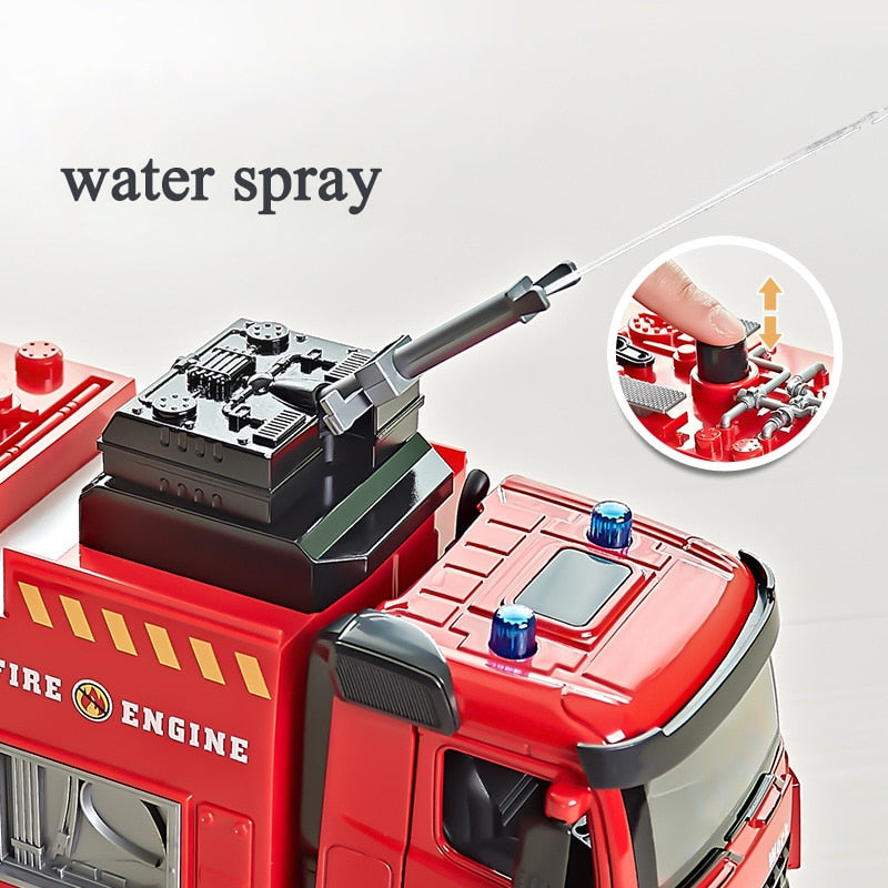 Big Kids Fire Engine Playset Toy Vehicle