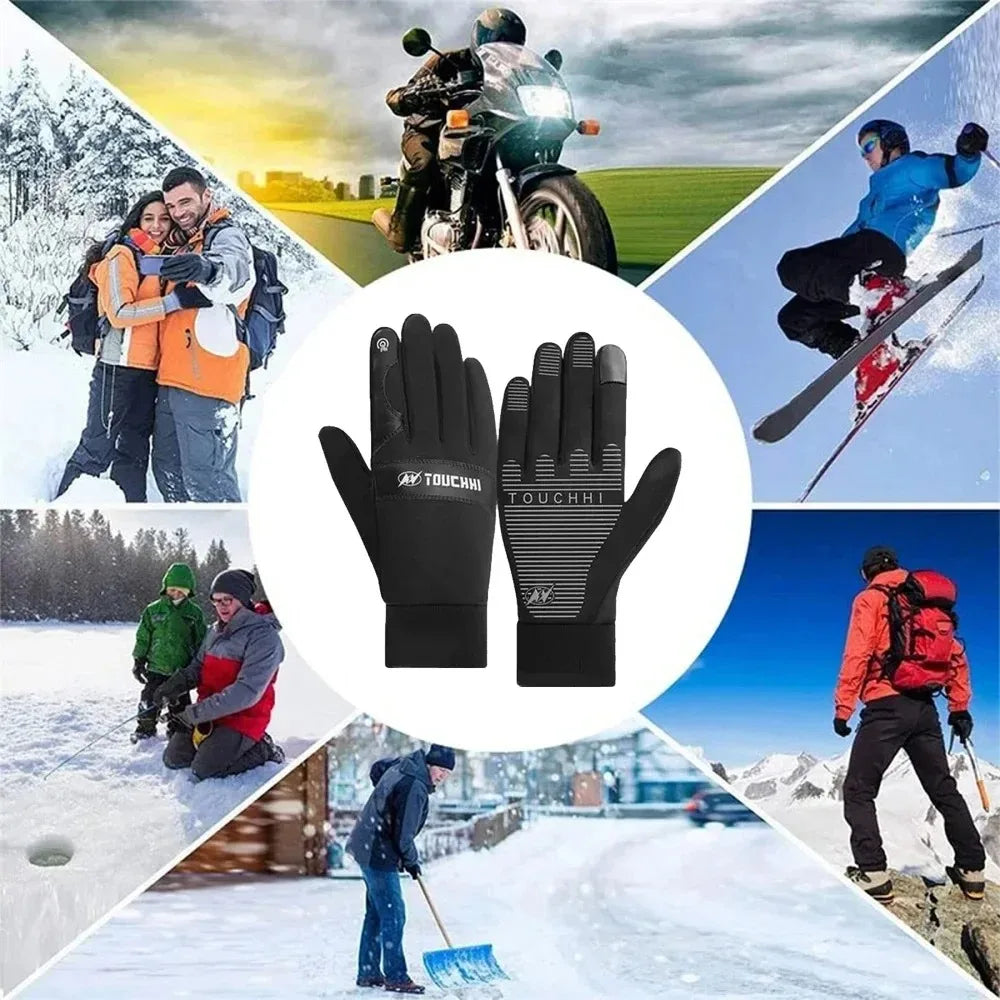 Warm Waterproof Heated Gloves for Skiing & Outdoor