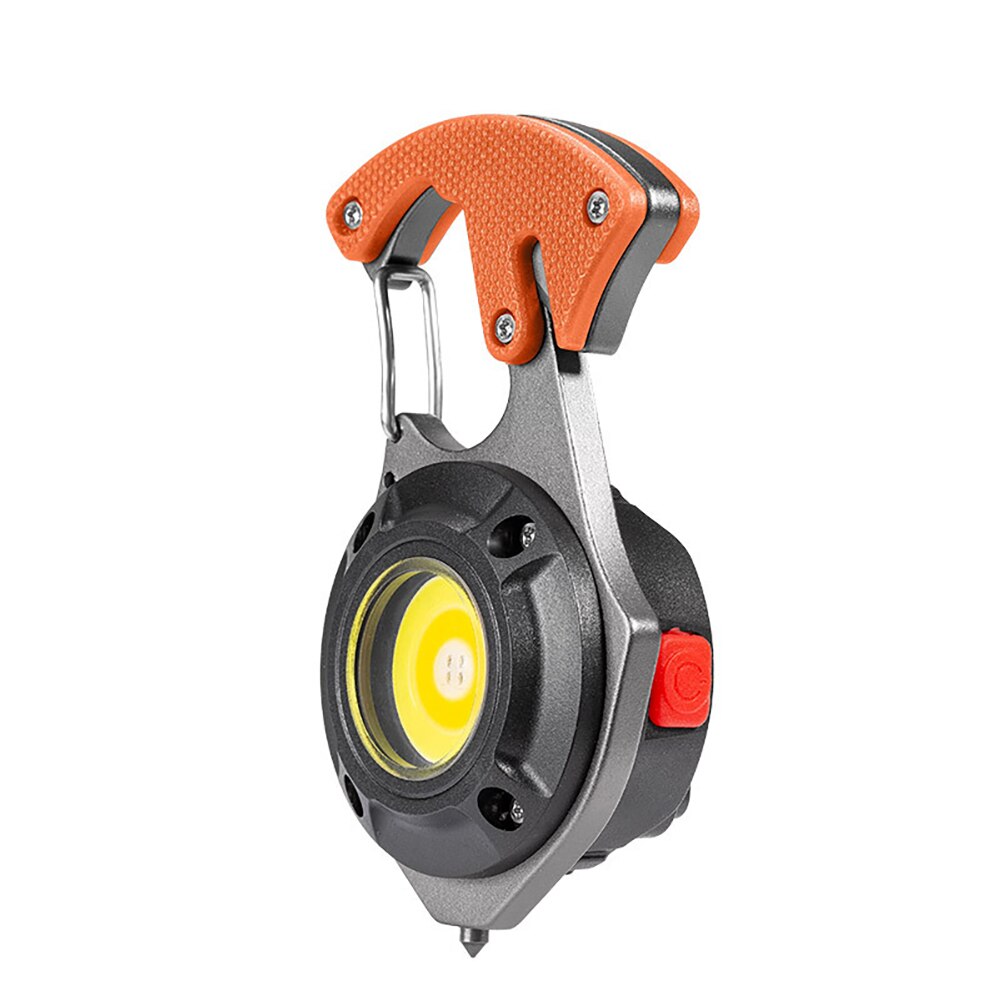 Compact Multi Tool LED Keychain Flashlight