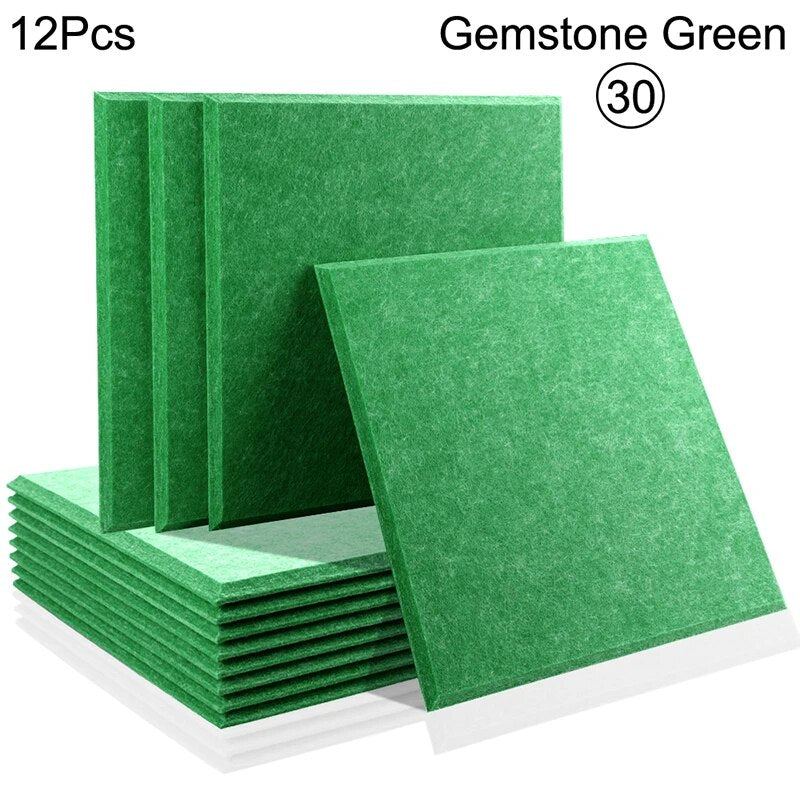 Green Sound Absorbing Wall Panels