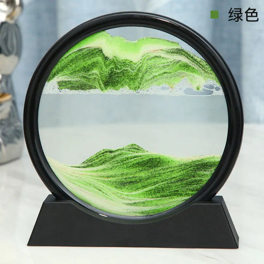 Soothing 3D Sand Art Glass Orb Decoration - Befez