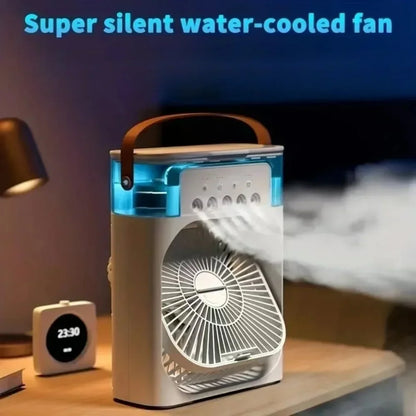 Compact Air Cooler with 3-Speed Fan and Humidifier