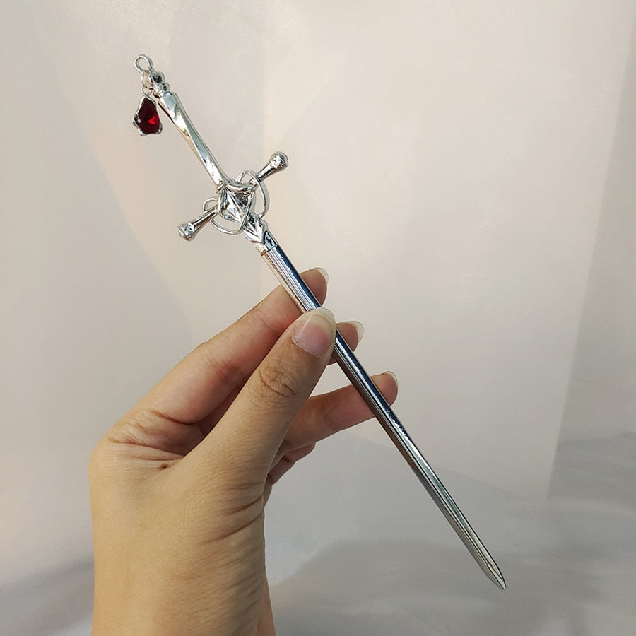 Regal Medieval Hair Sword Clip