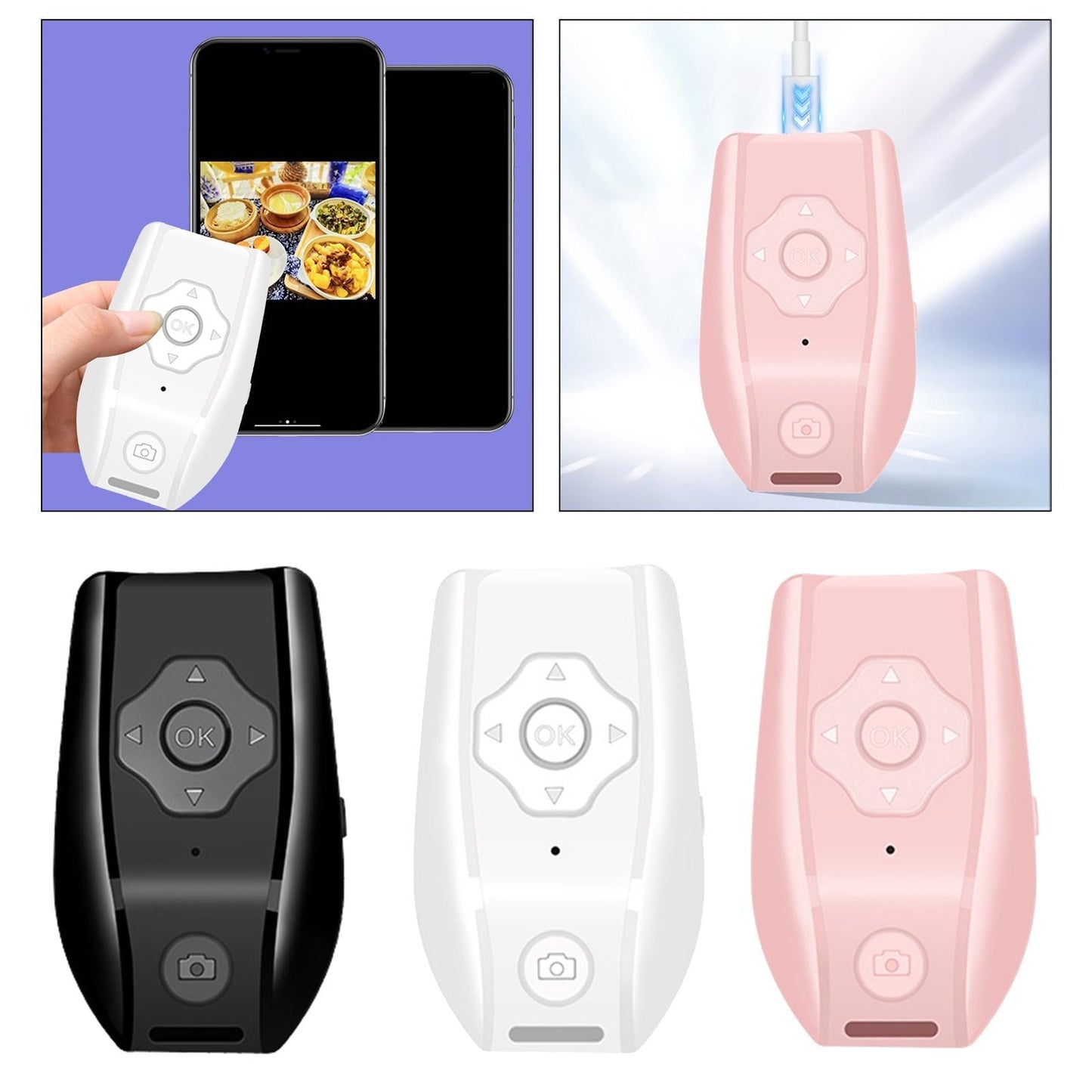 Wireless Bluetooth Camera Remote Shutter Release
