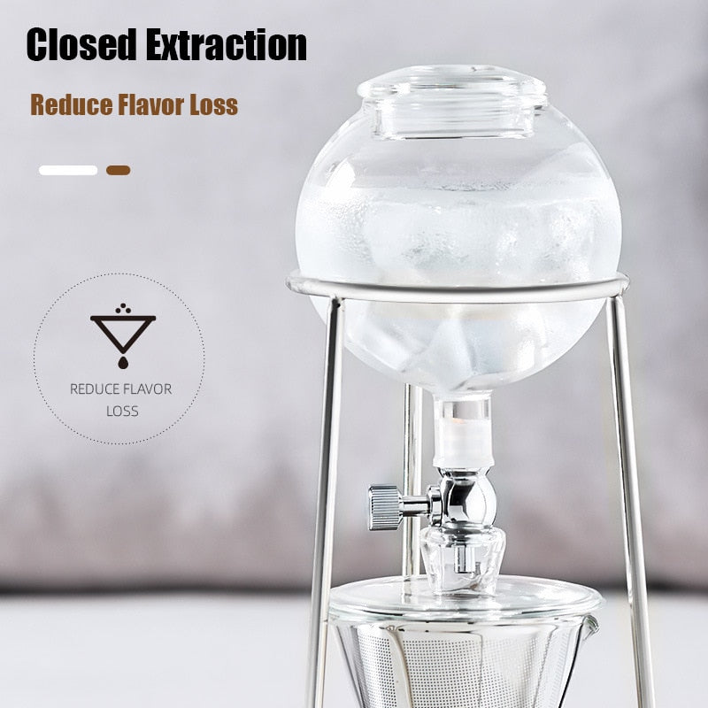 Retro Style Glass Coffee Maker