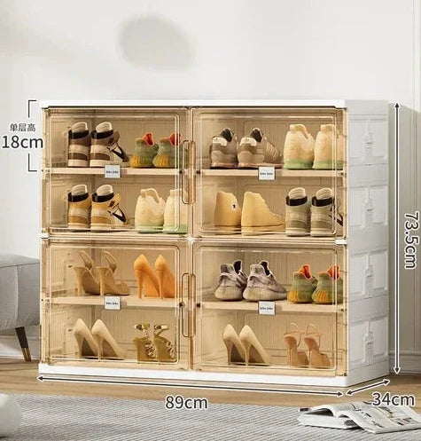 Compact Shoe Storage Rack Organizer