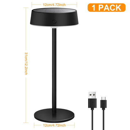 Portable Solar Powered LED Table Lamp