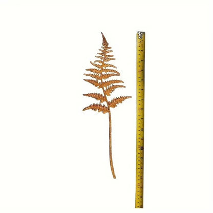 Rustic Metal Leaf Garden Decor Stake