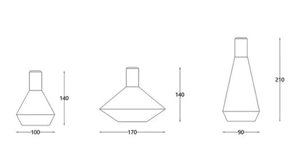 Simple Italian LED Hanging Light