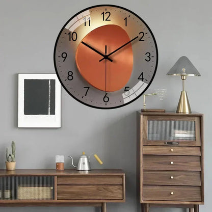 Quiet Digital Wall Clock in Traditional 8 Inch Design