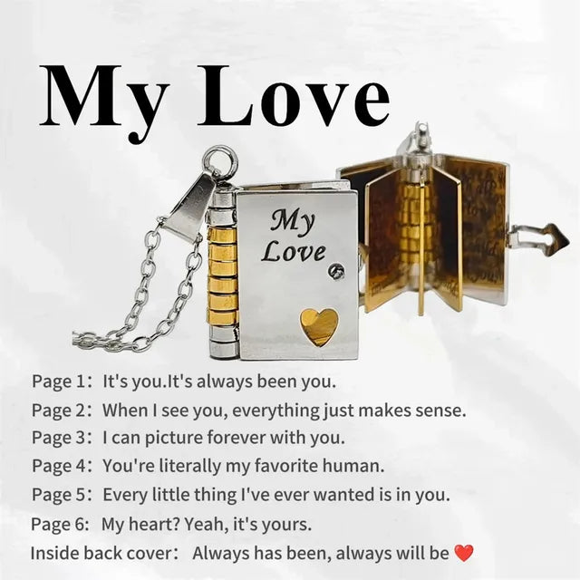 Heartfelt Message Pendant Necklace