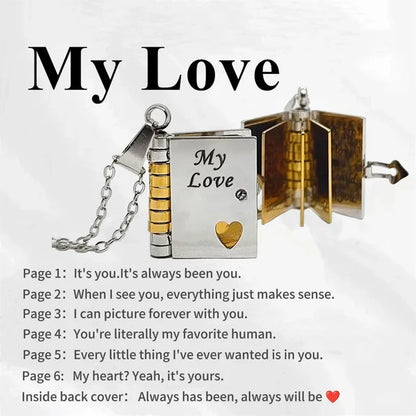 Heartfelt Message Pendant Necklace
