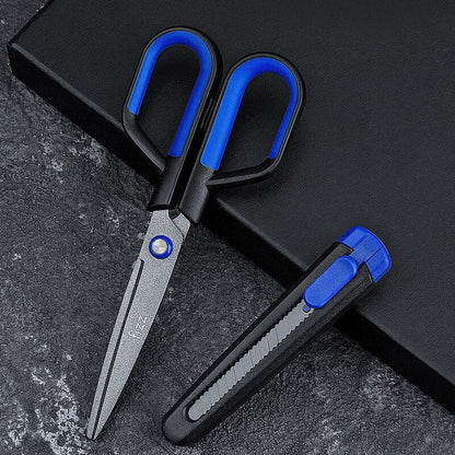 Practical 2-in-1 Kitchen Knife Scissors Set