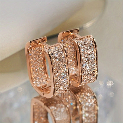 Simple Korean hoop earrings