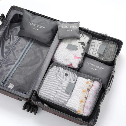 Practical Travel Luggage Organizer Kit 6-Piece Set