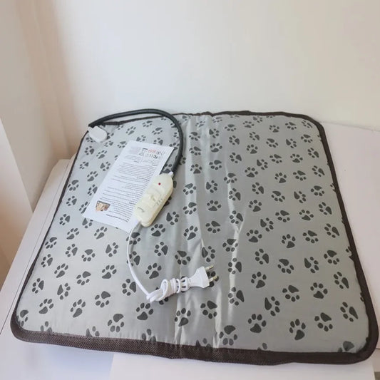 Warm Pet Heating Pad with Timer & Waterproof Design - Befez